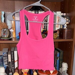 NUX Pink Women's Cropped Tank